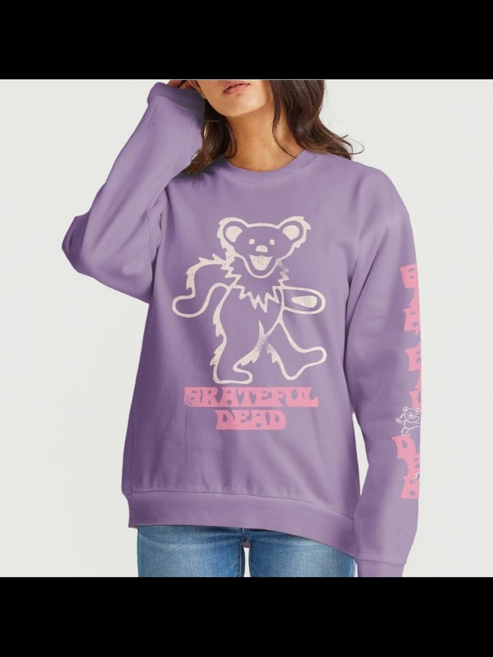 Ripple Junction Lavender Grateful Dead Graphic Sweatshirt